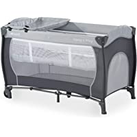 Hauck Cuna de Viaje Sleep N Play Center- de Nacimiento hasta 15 kg- 120 x 60 cm- Doble Altura- Cambiador- Ruedas…